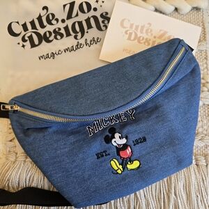 Mickey Mouse Denim Fanny